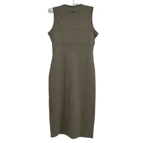 NEW PRANA Becksa Dress Sleeveless Ribbed Bodycon Sheath in Mink Heather Size XS - Picture 3 of 5